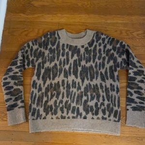 Rails leopard print sweater